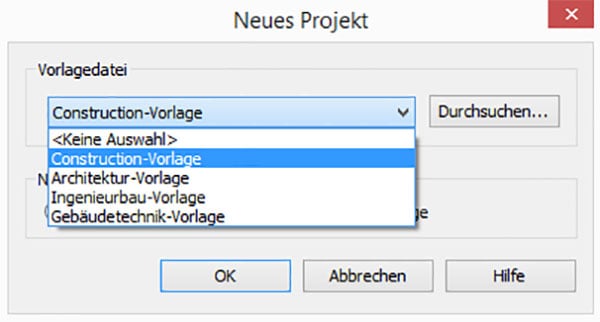 Vorlagedatei Revit Vorlagedatei Revit